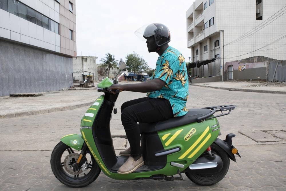 electric motorbikes in West Africa