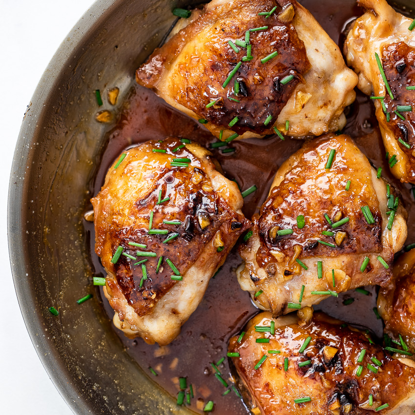 Honey-Garlic Chicken Thighs recipe