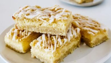 Pineapple drizzle bars recipe