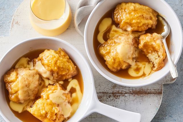 Lemon custard dumplings recipe