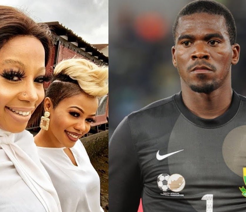 Senzo Meyiwa and Zandie Khumalo