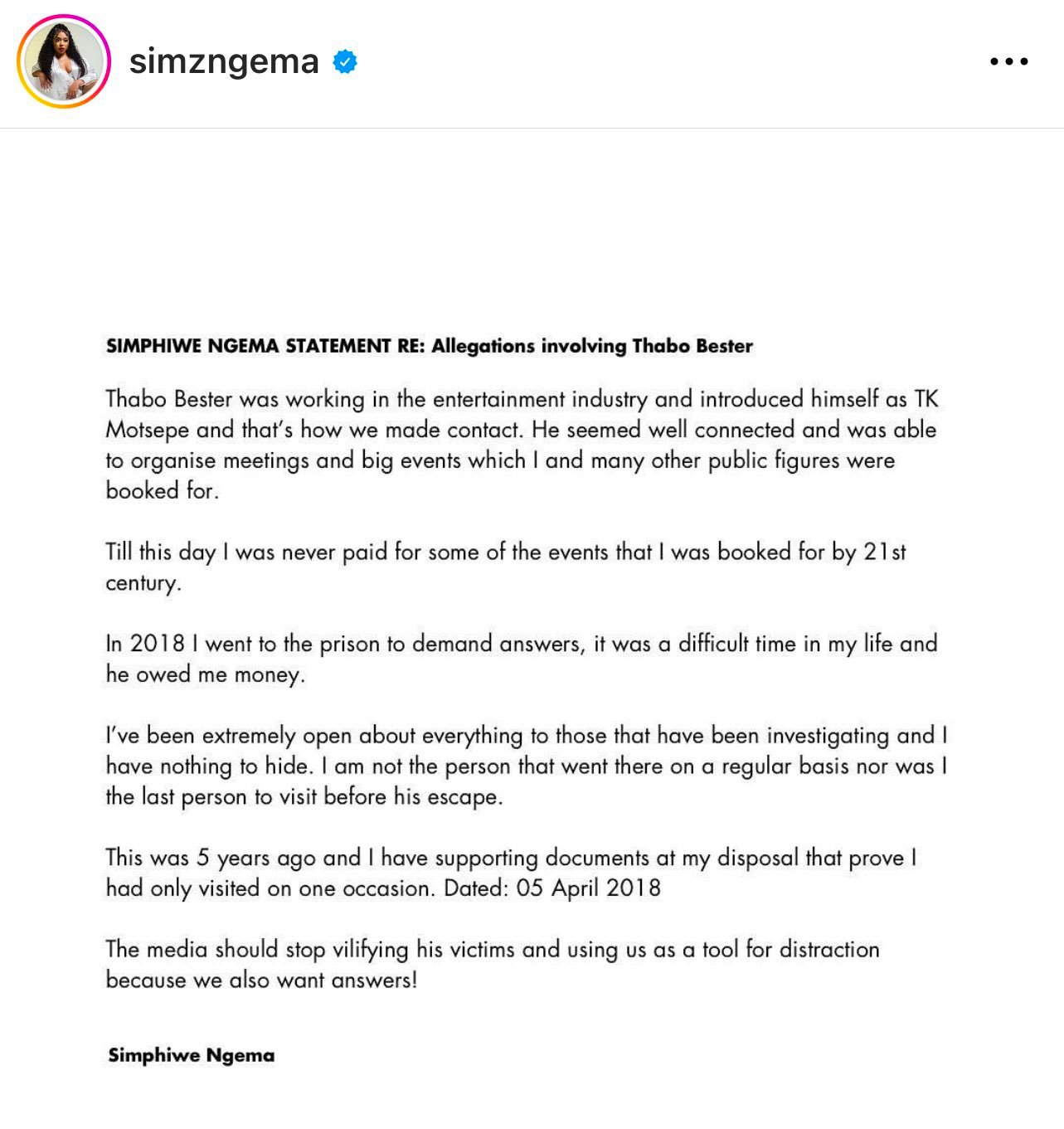 Simz Ngema