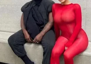 Kanye and wife