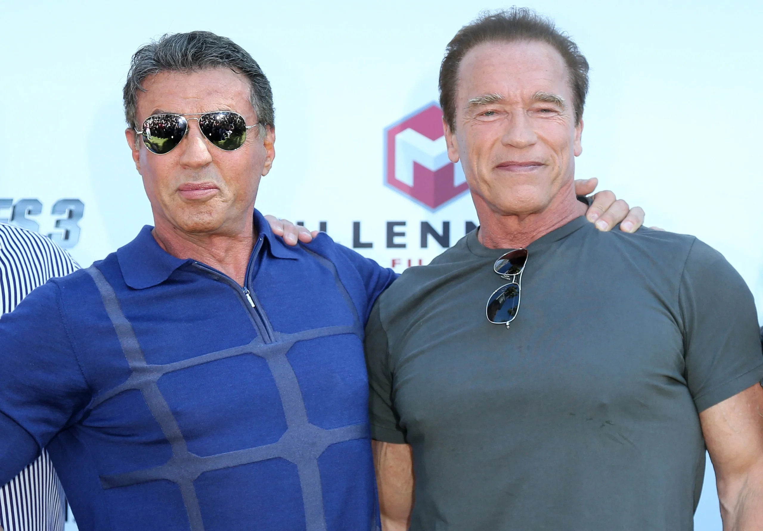 Sylvester Stallone and Arnold Schwarzenegger