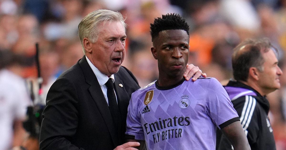 Vinicius Jr Carlo Ancelotti