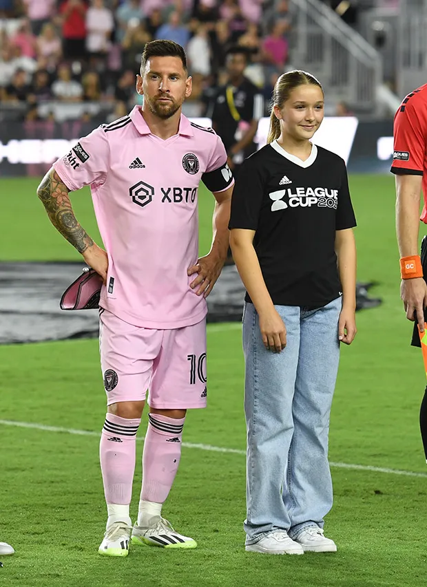 Messi and Beckam daughter