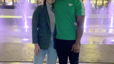 Siya Kolisi and his wife, Rachel