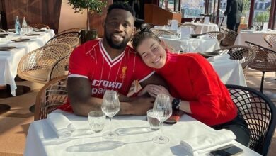 Siya Kolisi and his wife, Rachel