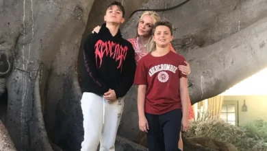 Britney and kids