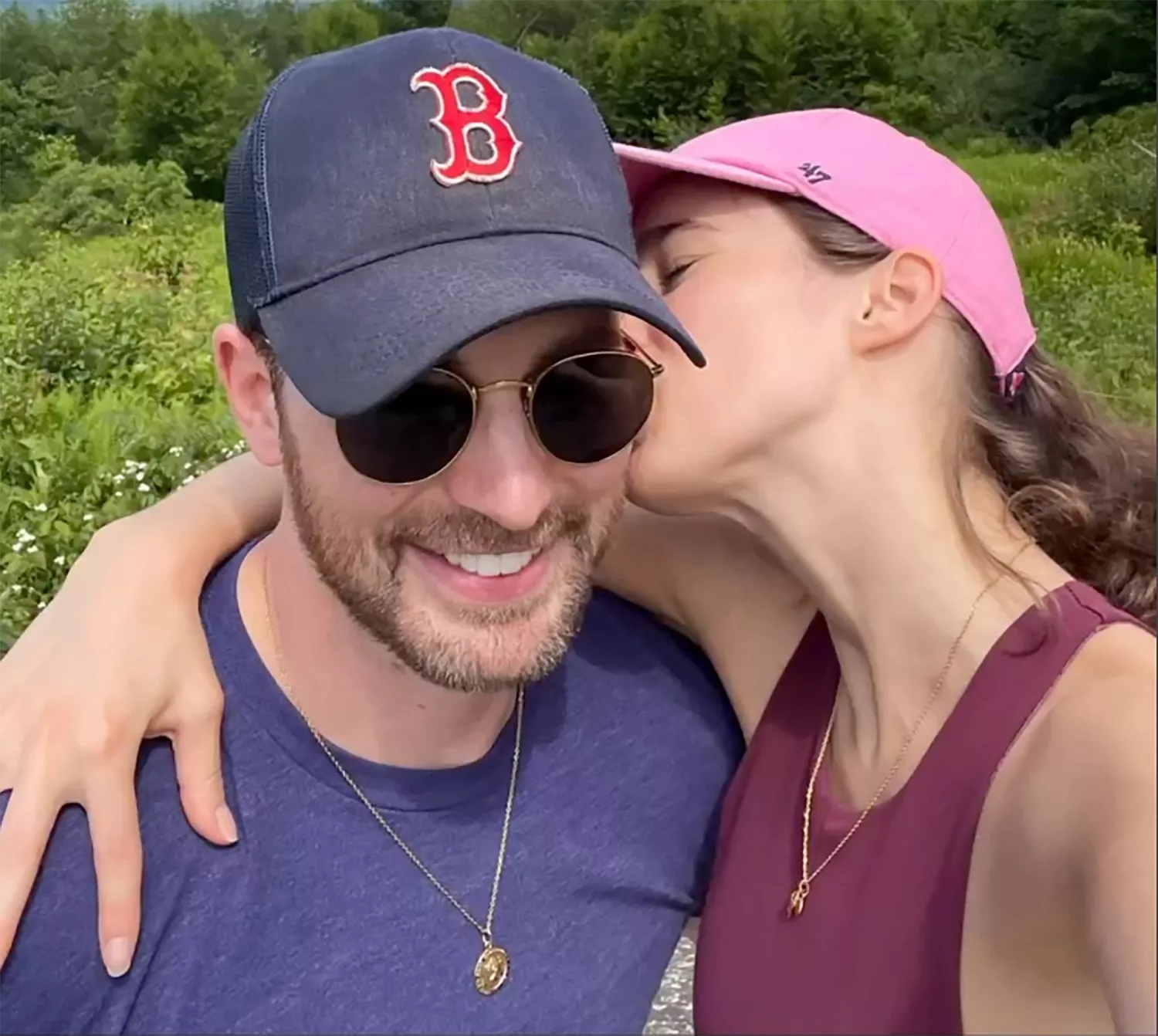 Chris Evans and Alba Baptista