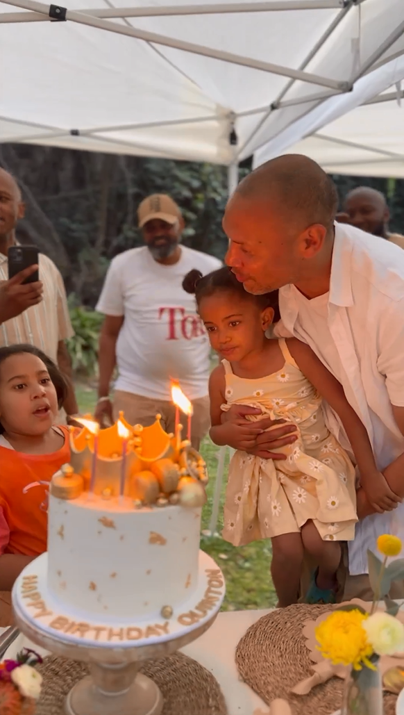 How Minnie Dlamini’s ex-husband, Quinton celebrated his 40th birthday