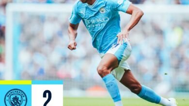 Manchester City 2 - 0 Nottingham Forest