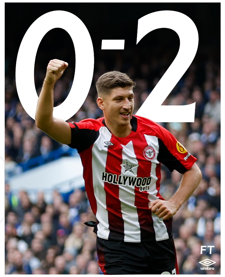 Chelsea 0 - 2 Brentford