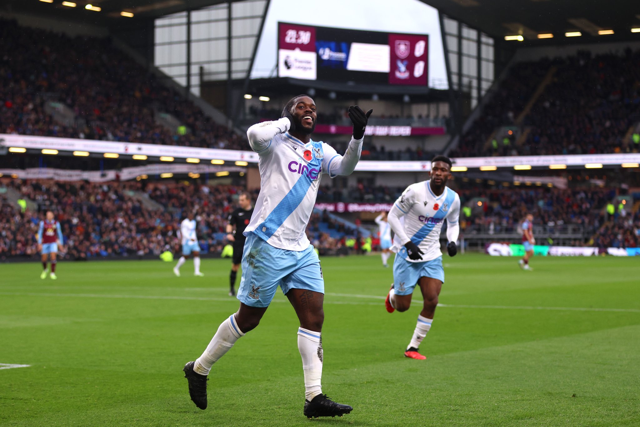 Burnley 0-2 Crystal Palace