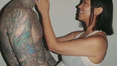 Kourtney Kardashian and Travis Barker