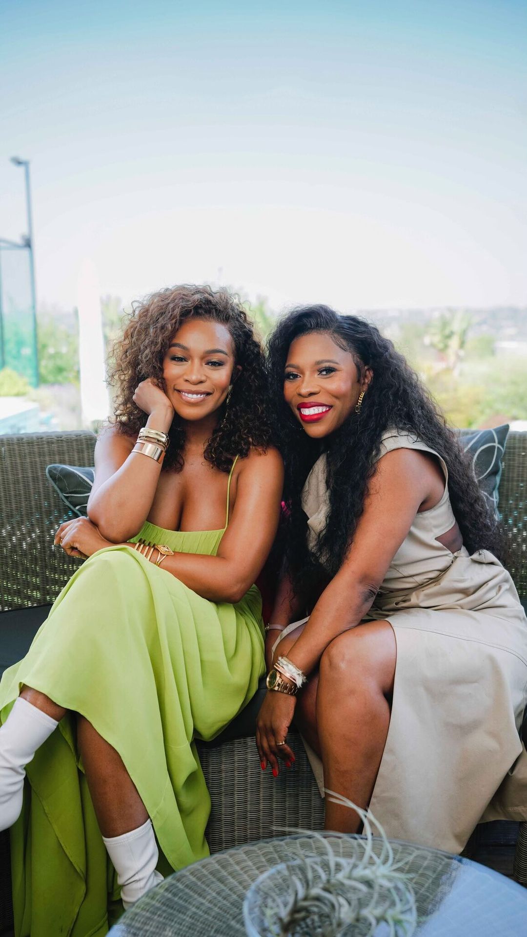 Nomzamo and Wendy Mbatha