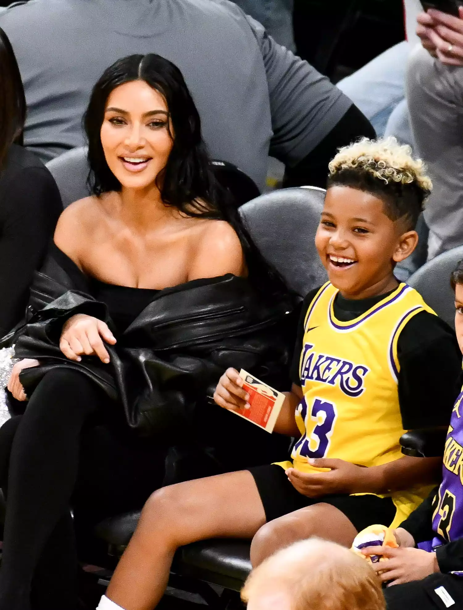 Kim K and son