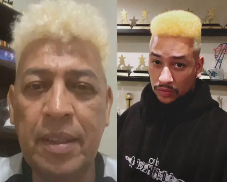 AKA’s father stuns Mzansi with his blonde hair, looks exactly like his son