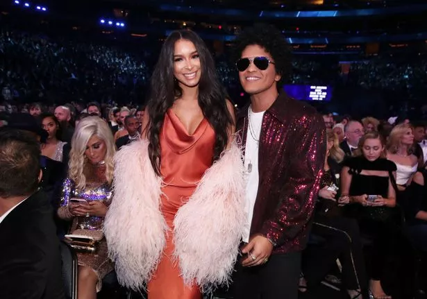 Bruno Mars and girlfriend