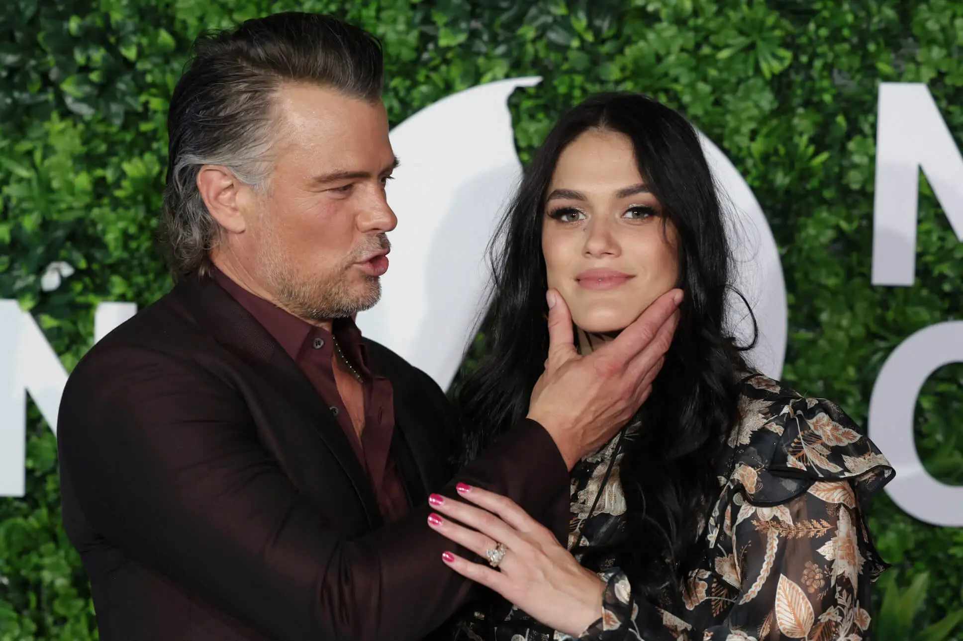 Josh Duhamel and wife Audra Mari their first baby together