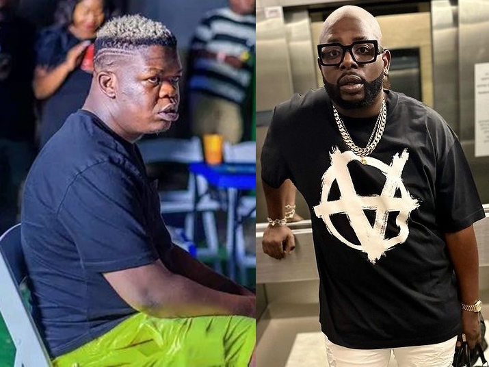 Mzansi reacts to DJ Maphorisa's old photos looking like Skomota