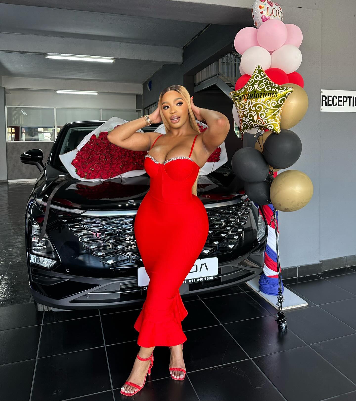 Video Cindy Makhathini flaunts her first car Mbare Times