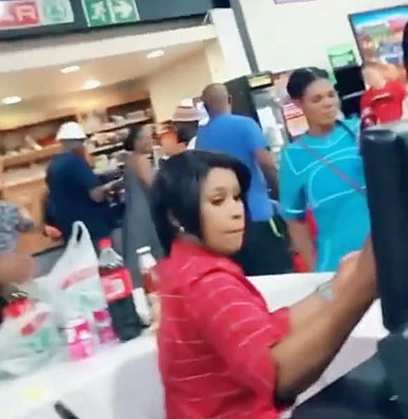 SA cashier who looks like Cardi B spotted at Spar