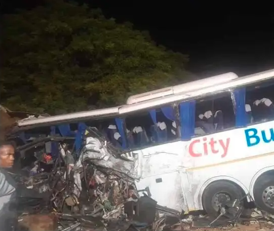 City Bus and Blue Circle Bus involved in a horrific accident