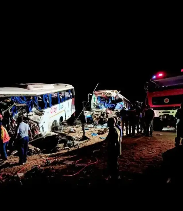 City Bus and Blue Circle Bus involved in a horrific accident