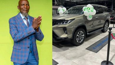 Sir Wicknell blesses Nicholas Zakaria with a brand-new Toyota Fortuner