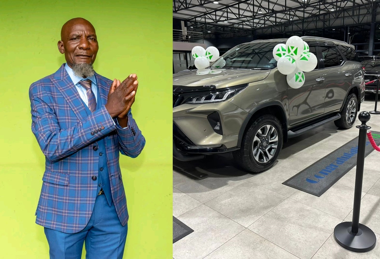 Sir Wicknell blesses Nicholas Zakaria with a brand-new Toyota Fortuner