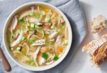 Roast chicken noodle soup recipe