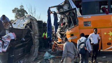 4 people killed as Tenda Bus collides with Phils and Pats Bus & a haulage truck