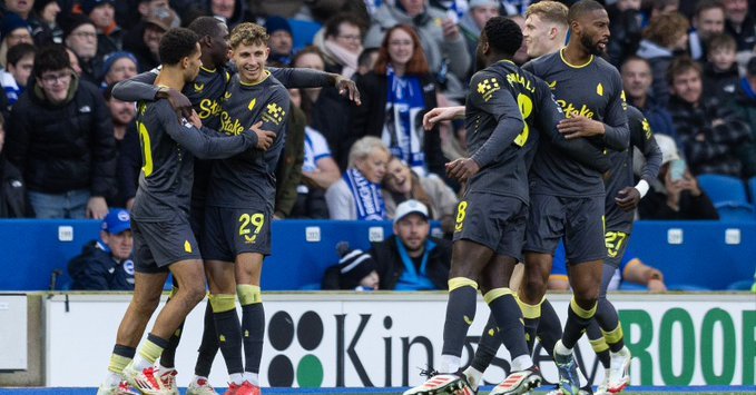 Brighton & Hove Albion 0 - 1 Everton