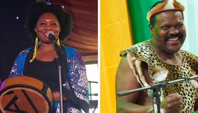 Edith WeUtonga and Albert Nyathi