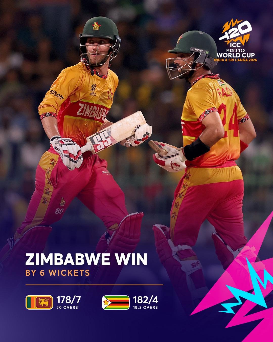Raza at Zimbabwe T20 World Cup 2026