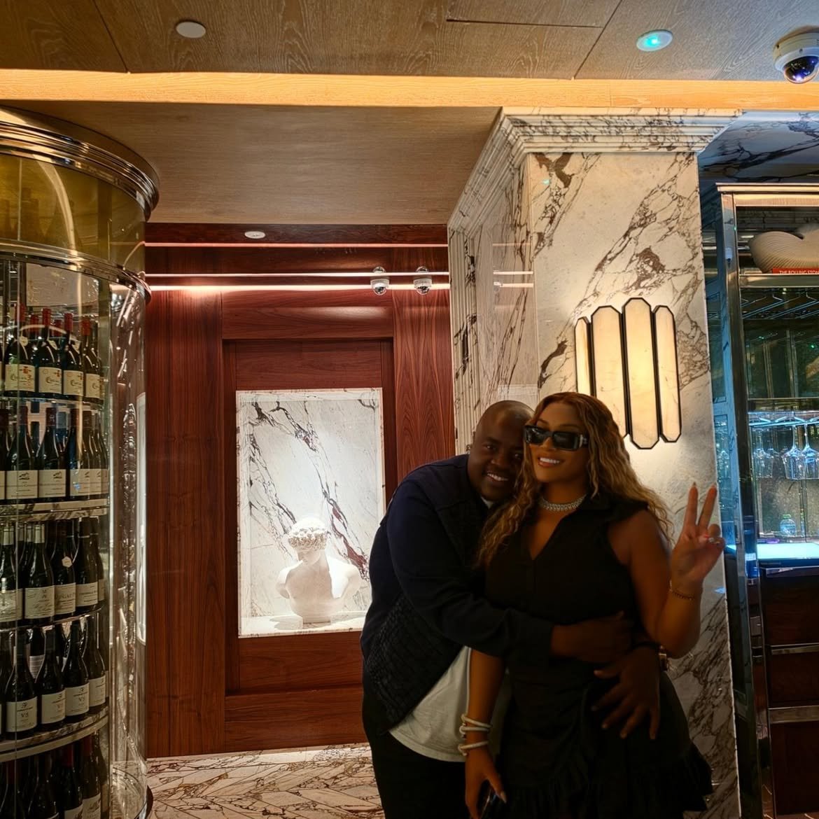 Wicknell Chivayo and Stefflon Don